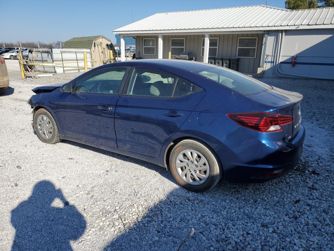 2019 Hyundai Elantra VIN 5NPD74LF9KH464611 Copart auction photo, front end damage thumbnail 2