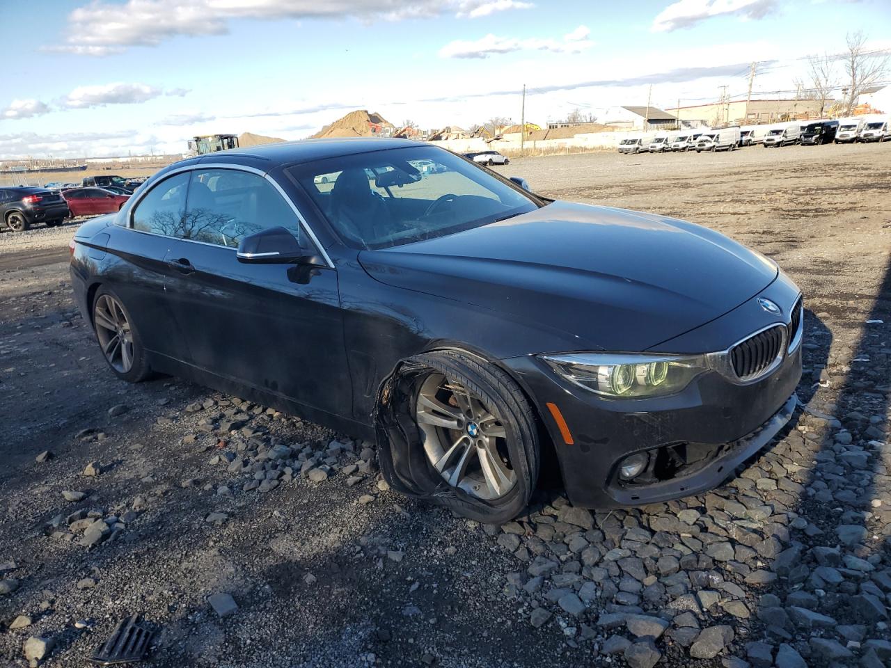 2018 BMW 4er VIN WBA4Z1C57JEC60050 Copart auction photo, undercarriage damage thumbnail 4