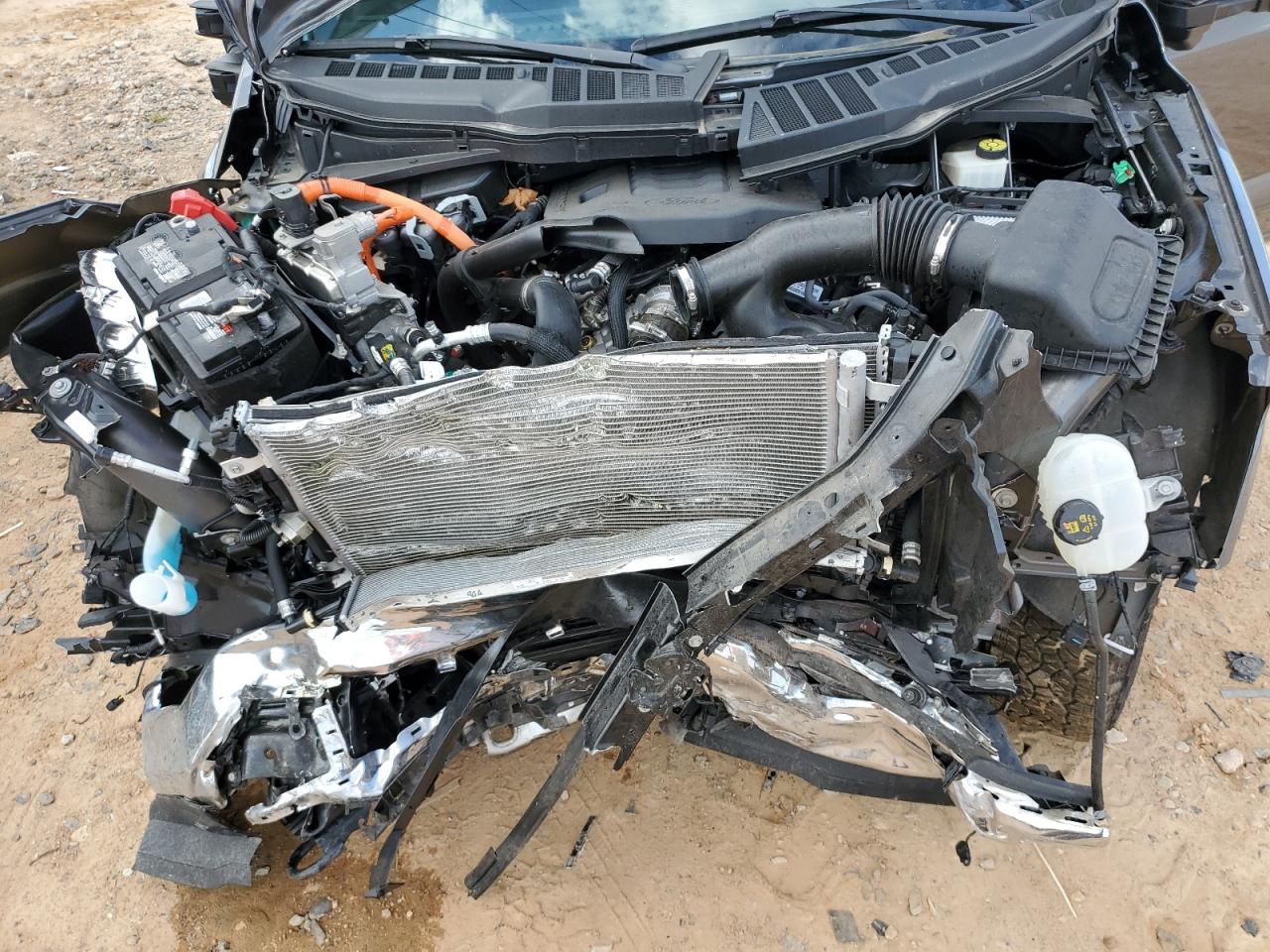2022 Ford F-150 VIN 1FTFW1ED8NFA91033 Copart auction photo, front end damage thumbnail 11