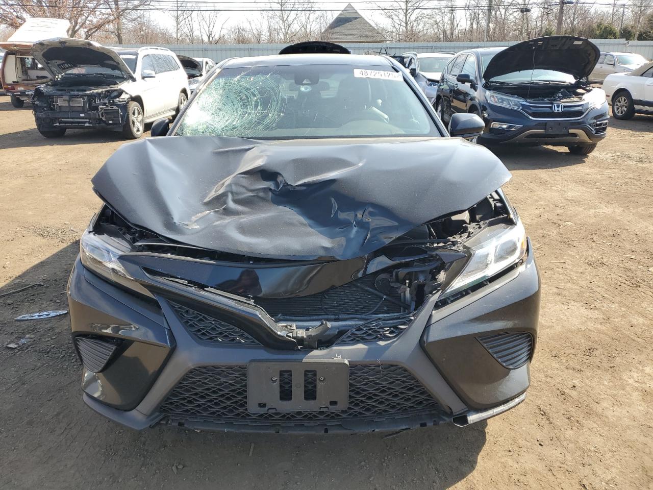 2020 Toyota Camry VIN 4T1G11AK2LU365435 Copart auction photo, front end damage thumbnail 5