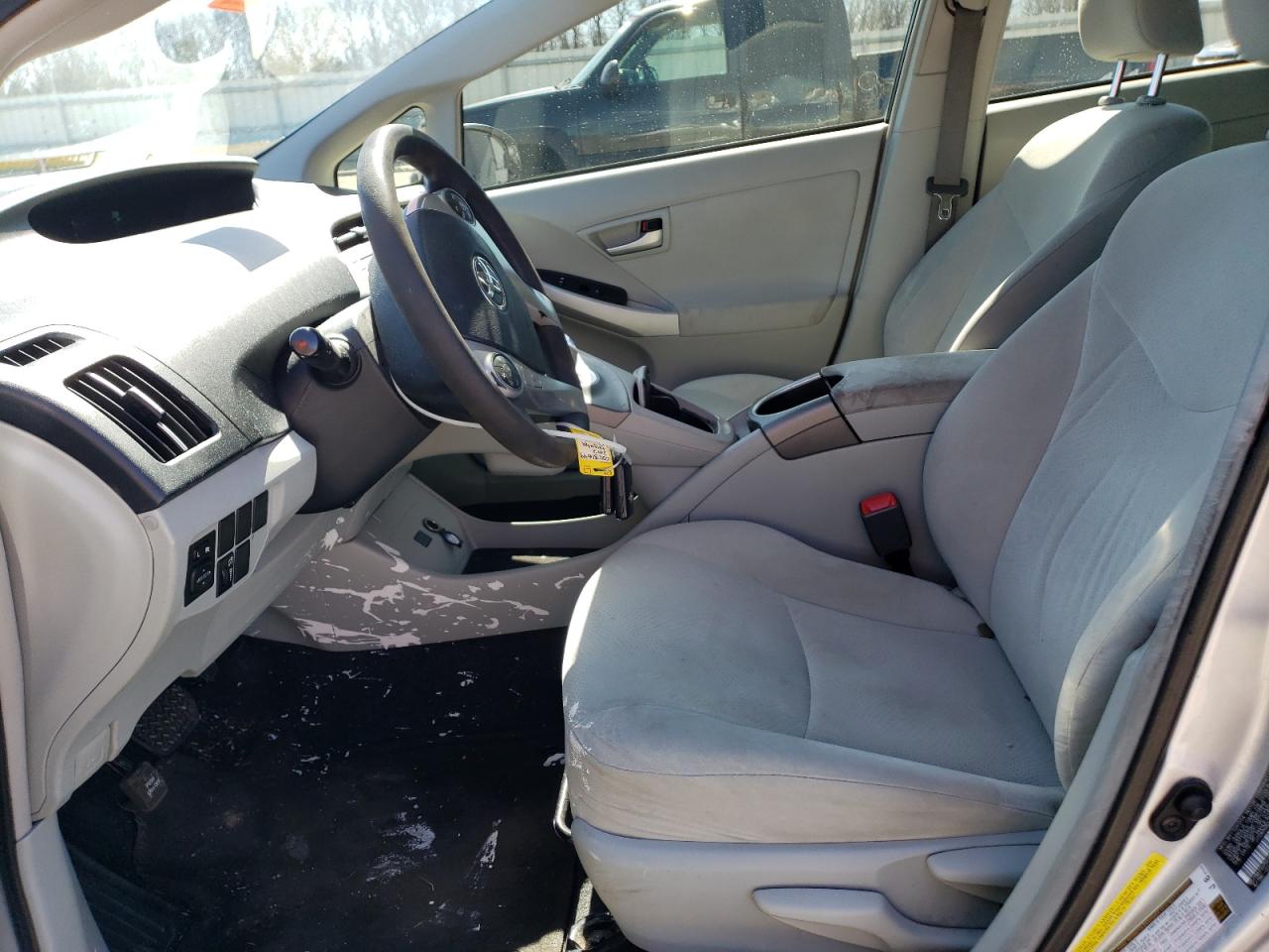2012 Toyota Prius VIN JTDKN3DU0C5531649 Copart auction photo, undercarriage / front end damage thumbnail 7