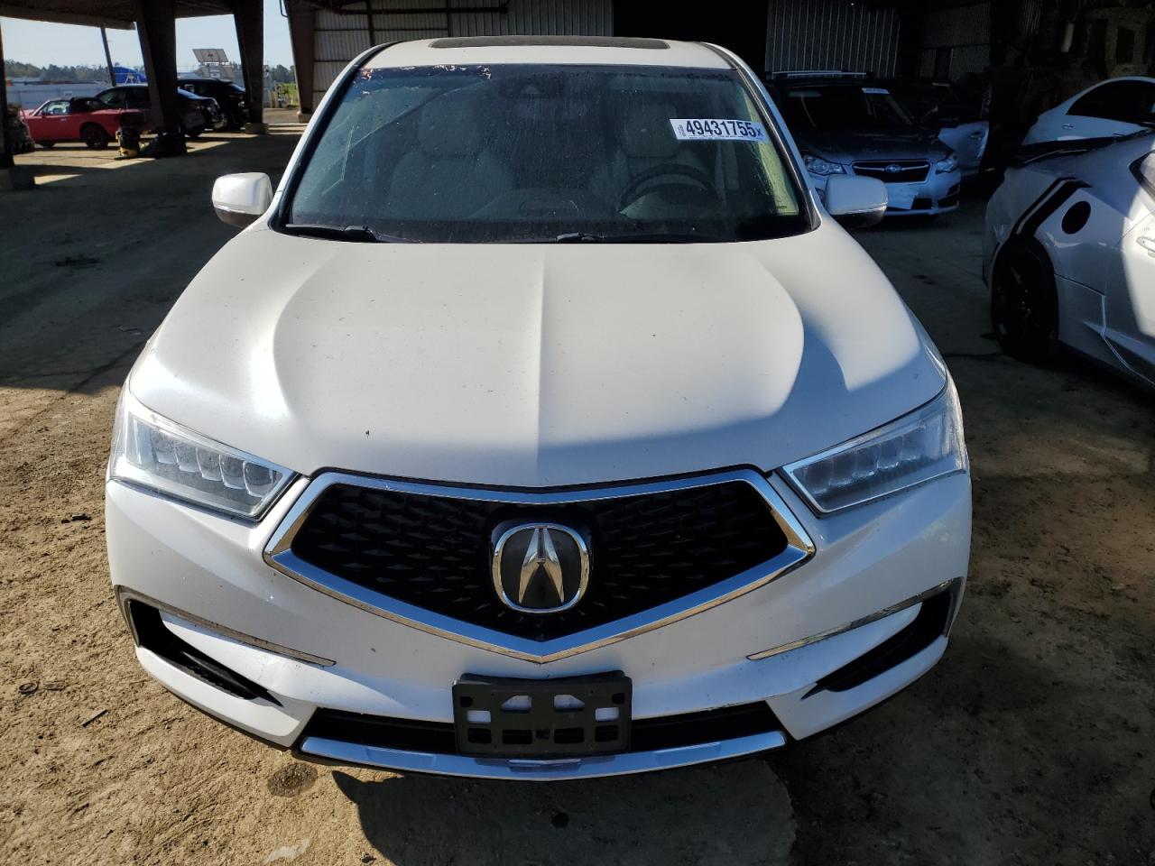 2017 Acura MDX VIN 5FRYD4H52HB030451 Copart auction photo, damage history / minor dent/scratches damage thumbnail 5
