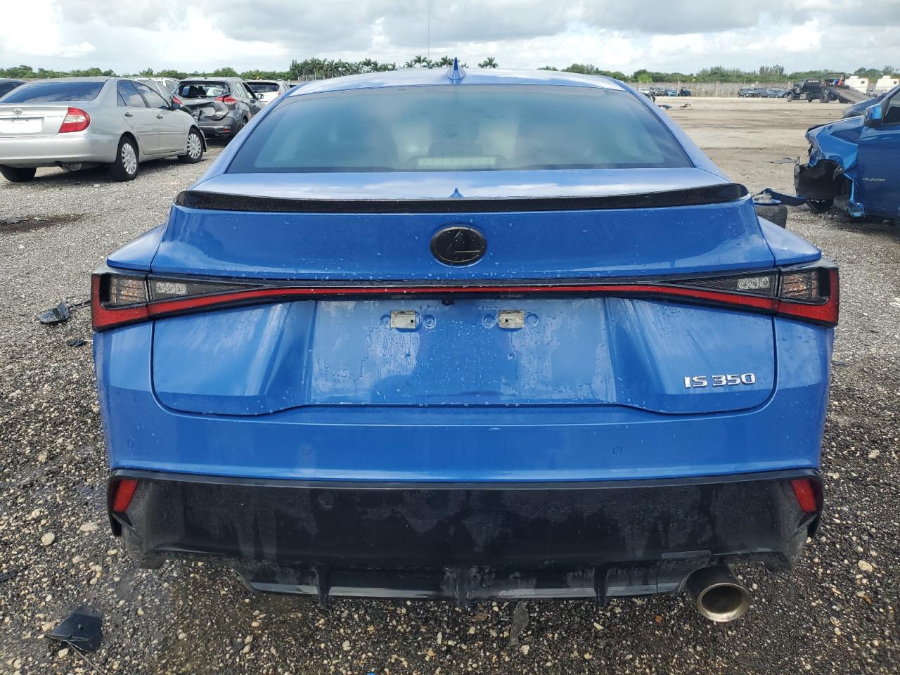 2022 Lexus IS VIN JTHSZ1B28N5050382 Copart auction photo, stripped damage thumbnail 6