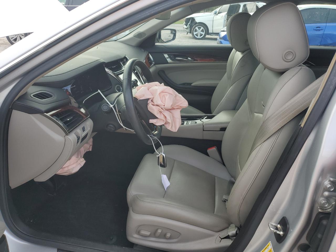 2015 Cadillac CTS VIN 1G6AR5S33F0127836 Copart auction photo, front end damage thumbnail 7