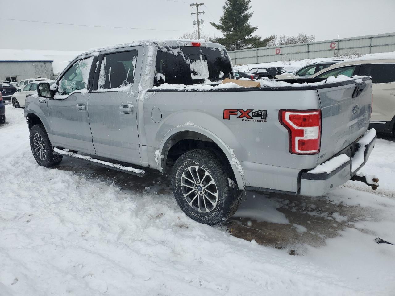 2020 Ford F-150 VIN 1FTEW1E55LFB46393 Copart auction photo, front end damage thumbnail 2