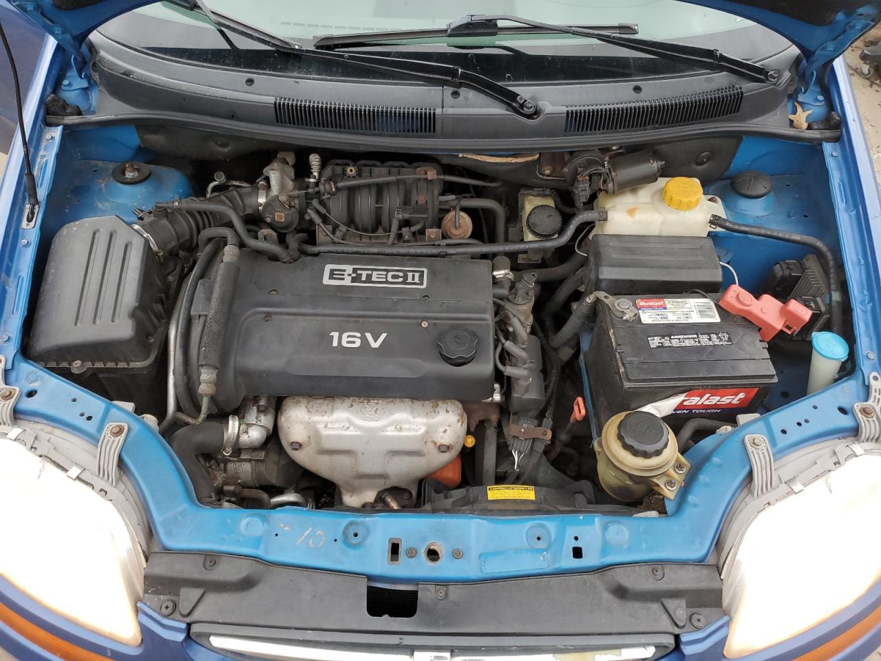 2005 Chevrolet Aveo VIN KL1TD52665B429694 Copart auction photo, side damage thumbnail 11