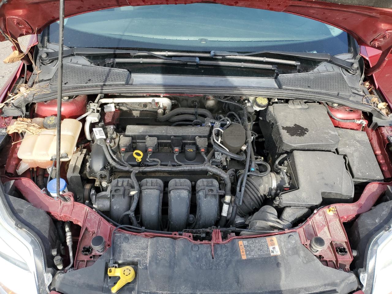 2014 Ford Focus VIN 1FADP3K21EL452158 Copart auction photo, undercarriage / all over damage thumbnail 12