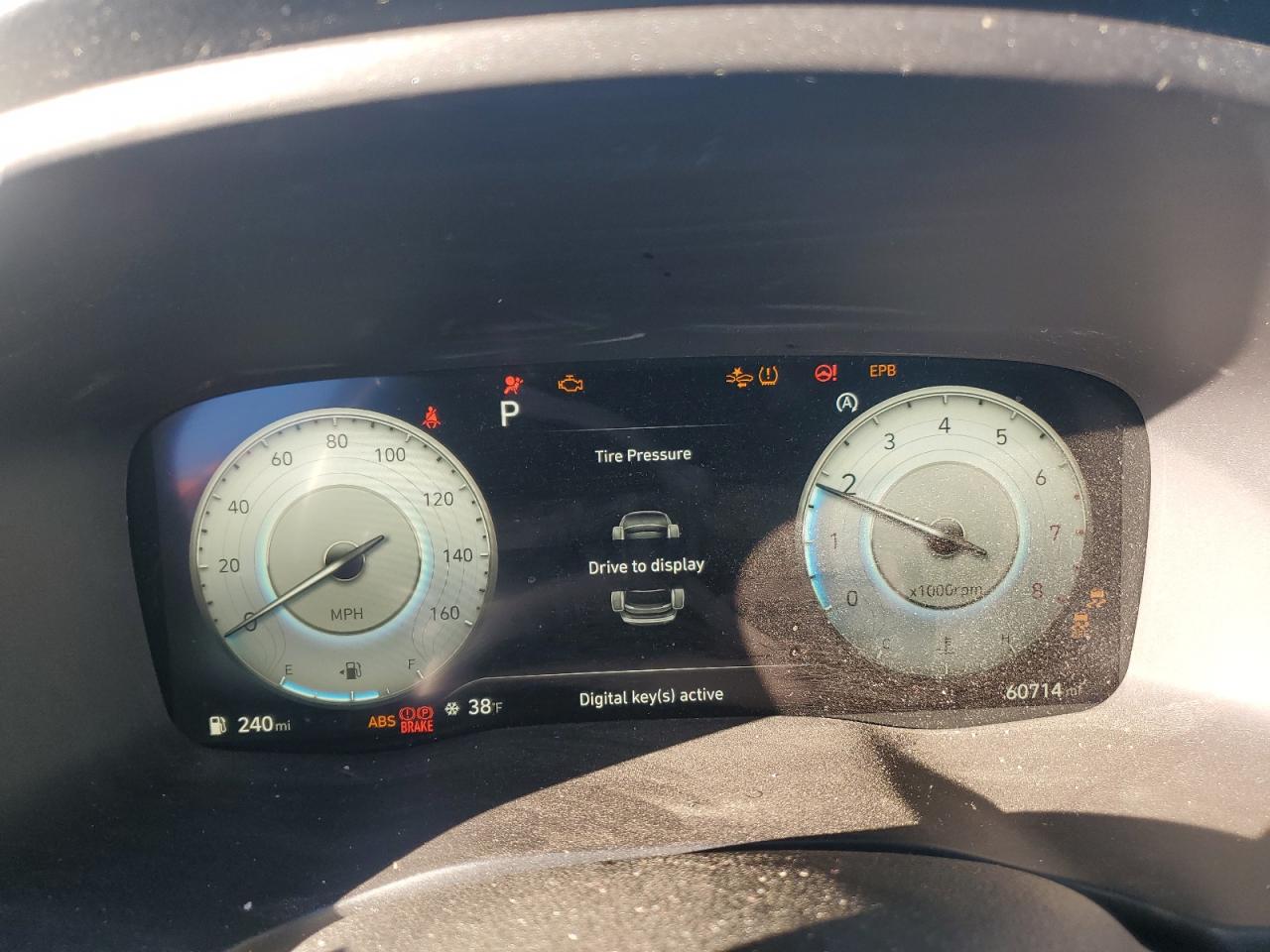 2021 Hyundai Santa Fe VIN 5NMS34AJ5MH321505 Copart auction photo, rear end damage thumbnail 9
