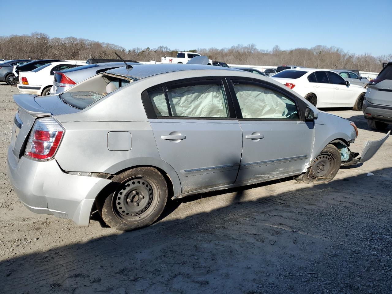 2012 Nissan Sentra VIN 3N1AB6AP8CL678924 Copart auction photo, all over damage thumbnail 3