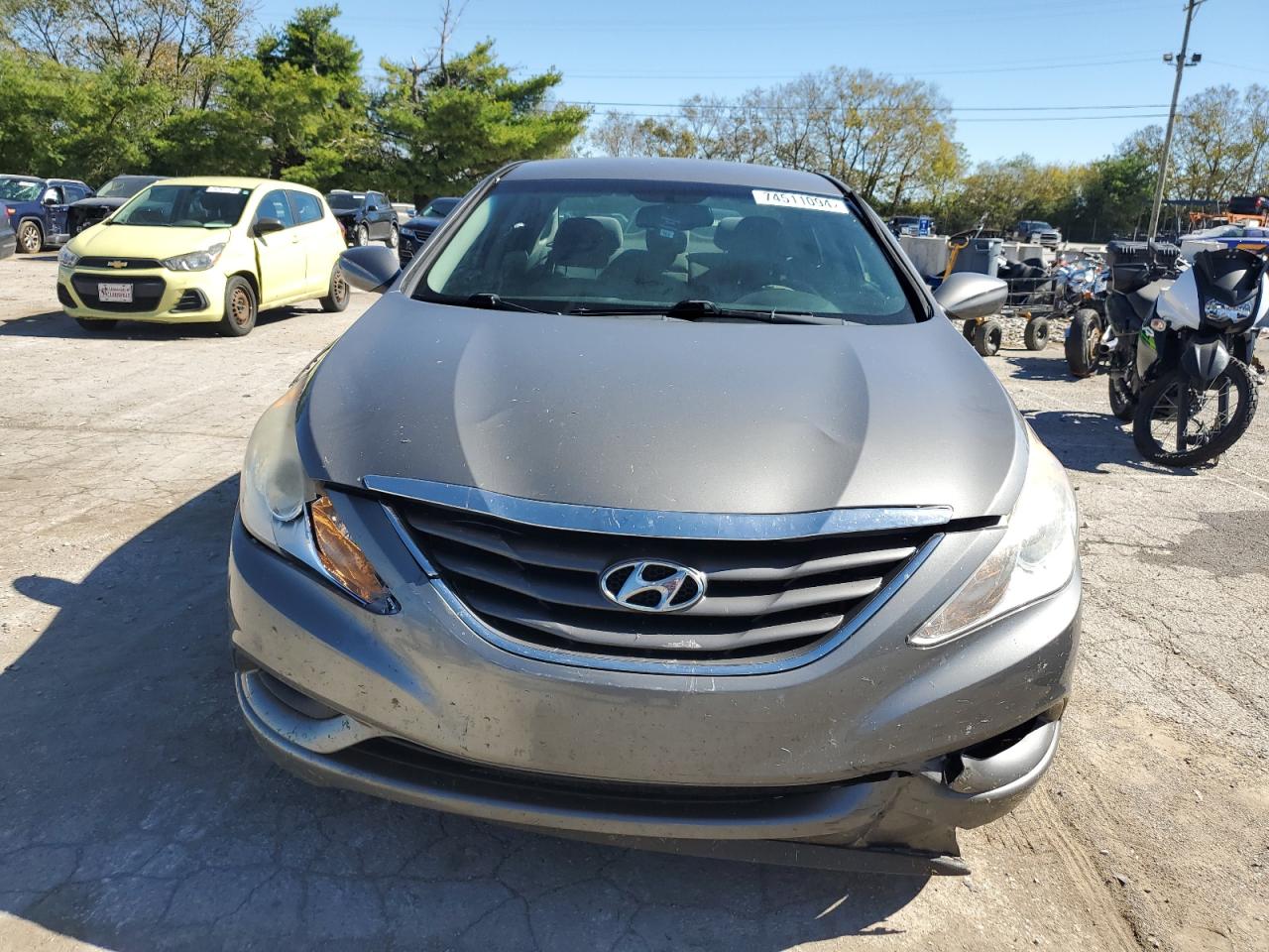 2013 Hyundai Sonata VIN 5NPEB4ACXDH573299 Copart auction photo, front end damage thumbnail 5