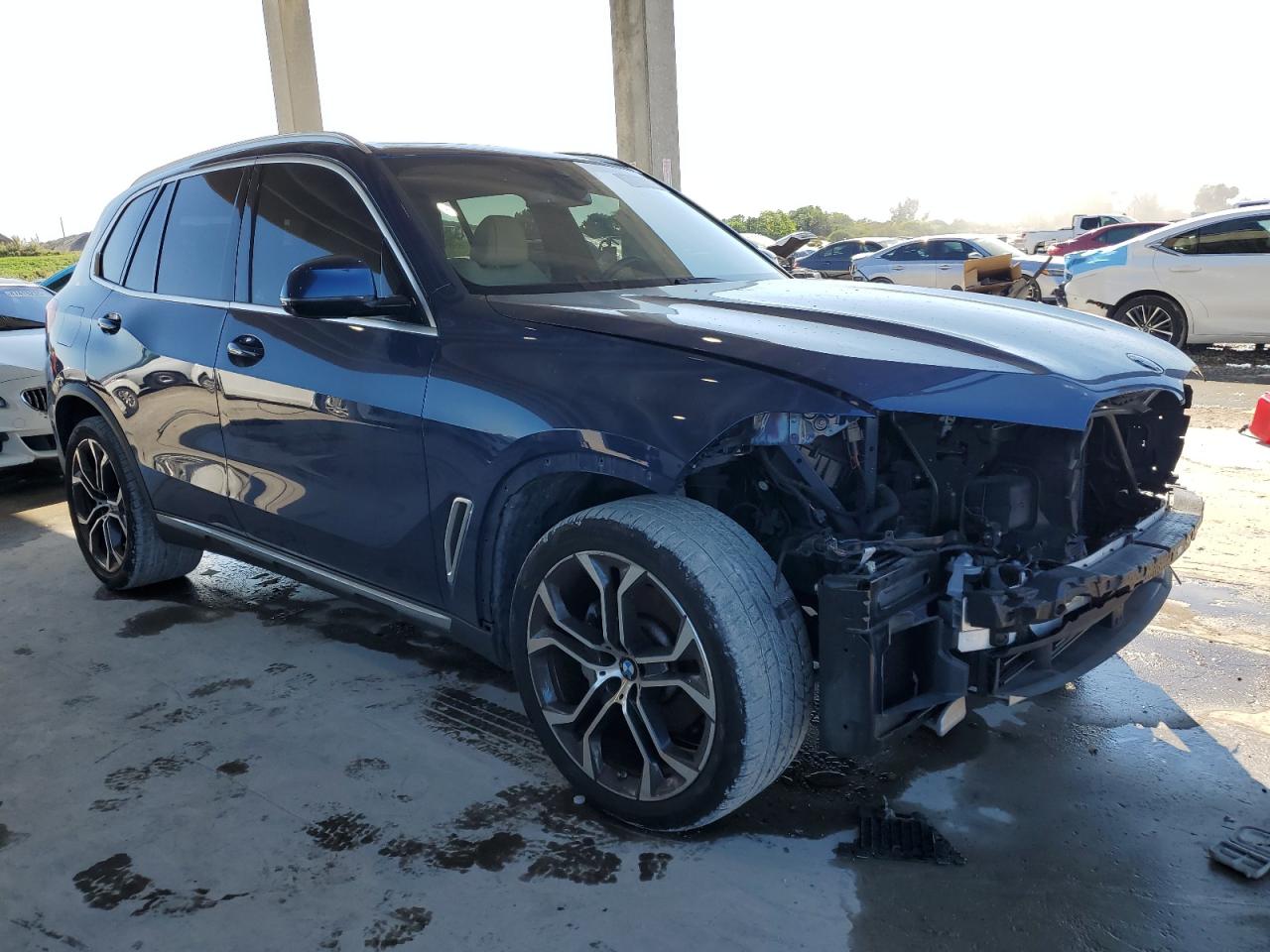 2021 BMW X5 VIN 5UXCR6C04M9F36065 Copart auction photo, front end / minor dent/scratches damage thumbnail 4