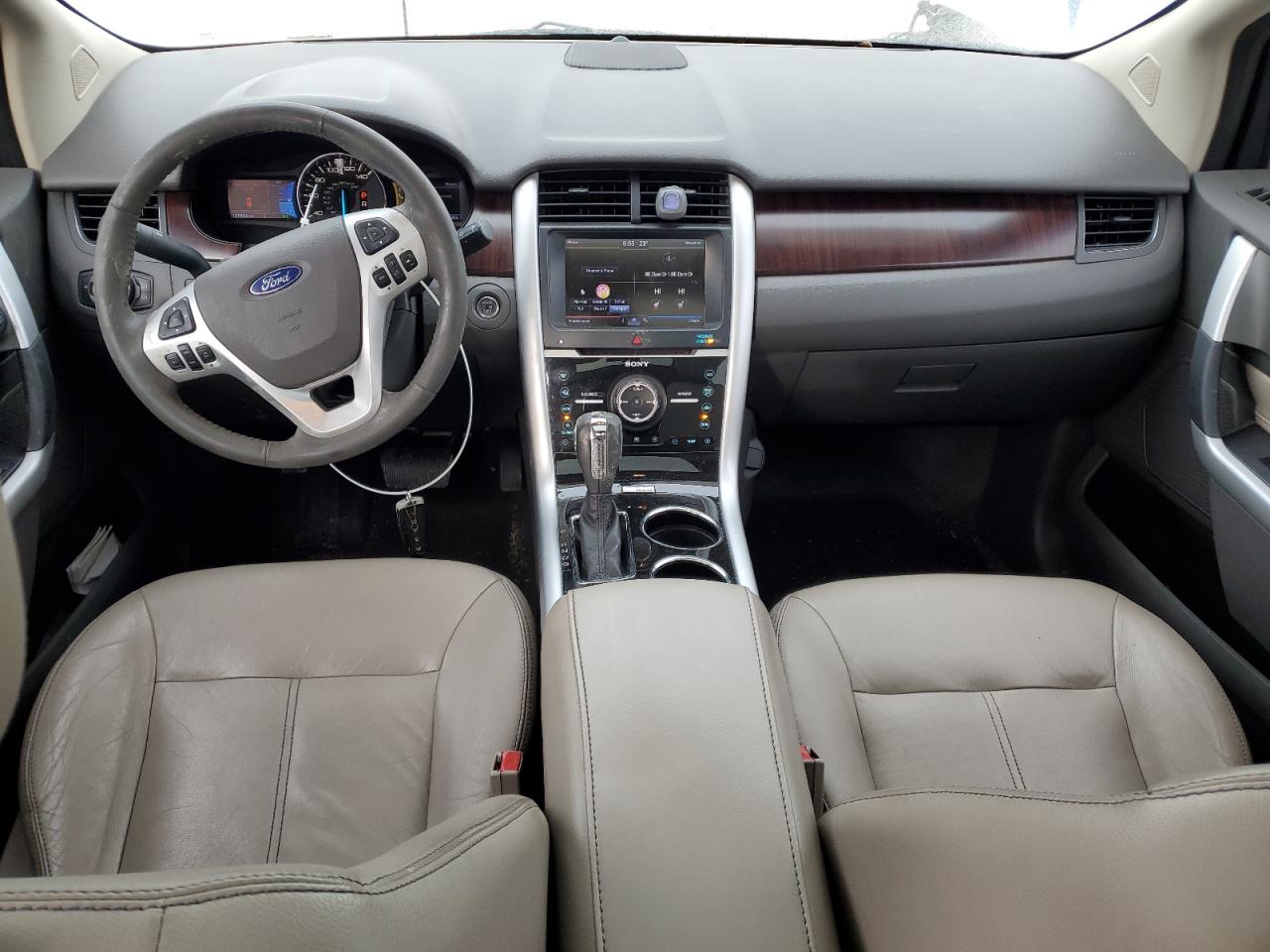 2013 Ford Edge VIN 2FMDK4KCXDBB11407 Copart auction photo, side / front end damage thumbnail 8