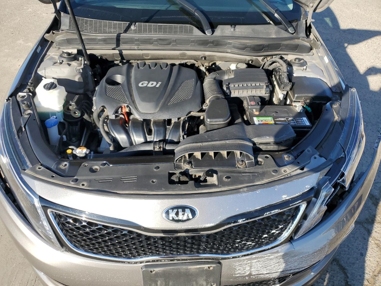 2015 KIA Optima VIN 5XXGM4A72FG472665 Copart auction photo, front end damage thumbnail 11
