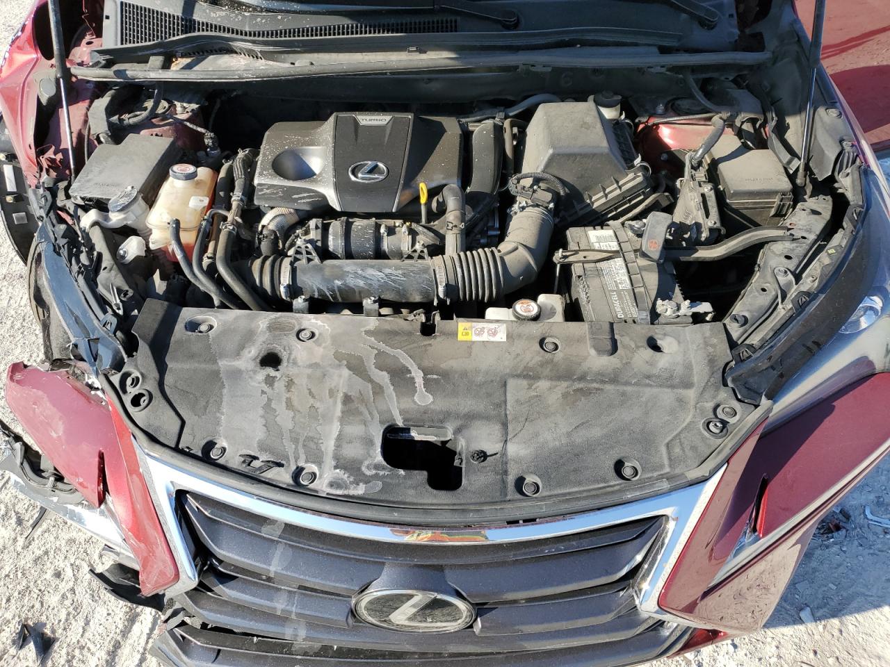 2016 Lexus NX VIN JTJYARBZ7G2049658 Copart auction photo, front end / side damage thumbnail 14