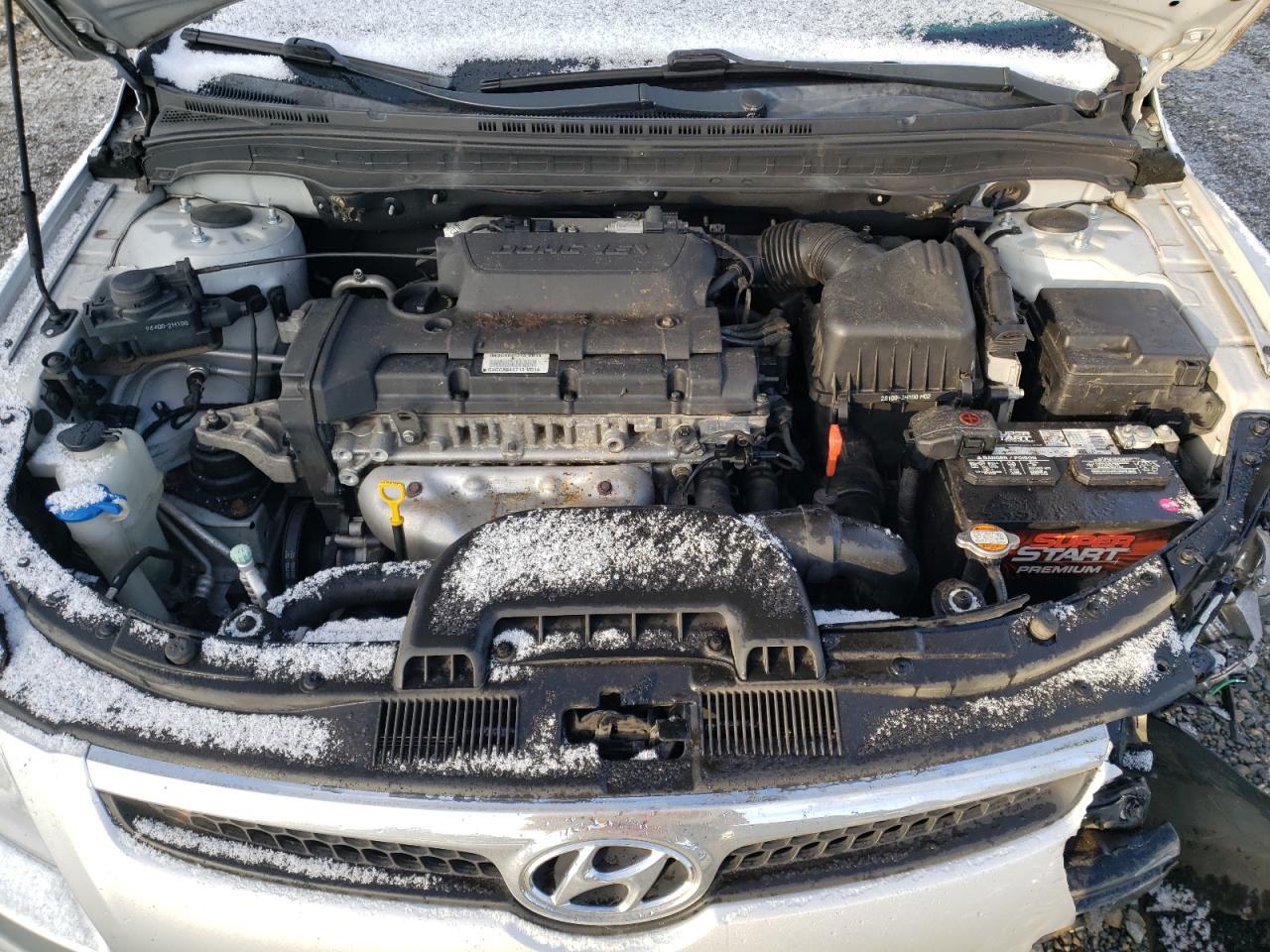 2011 Hyundai Elantra VIN KMHDC8AE2BU086923 Copart auction photo, front end damage thumbnail 12