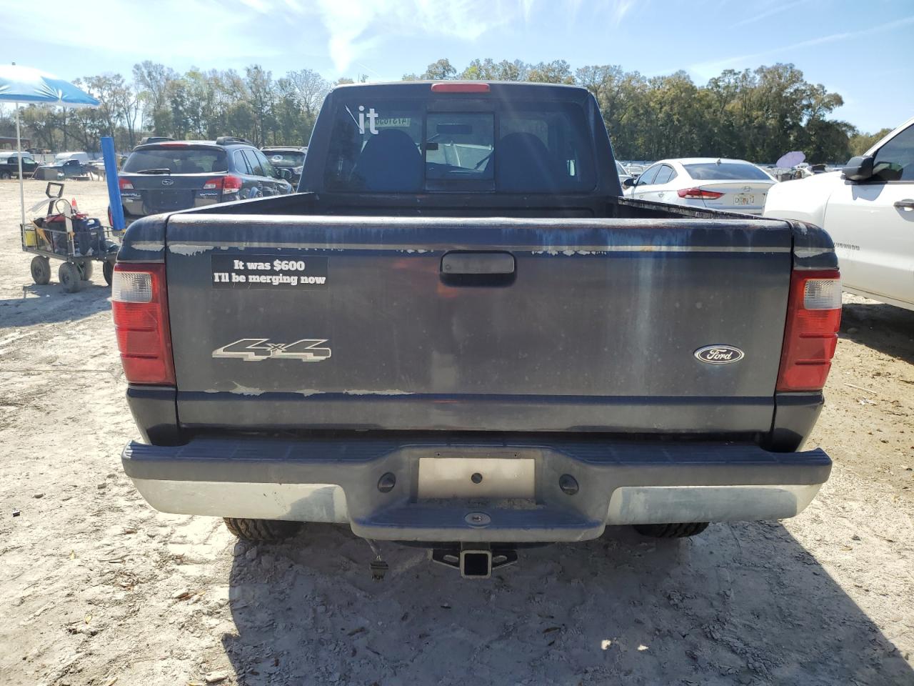 2003 Ford Ranger VIN 1FTZR15E73TA27318 Copart auction photo, all over damage thumbnail 6