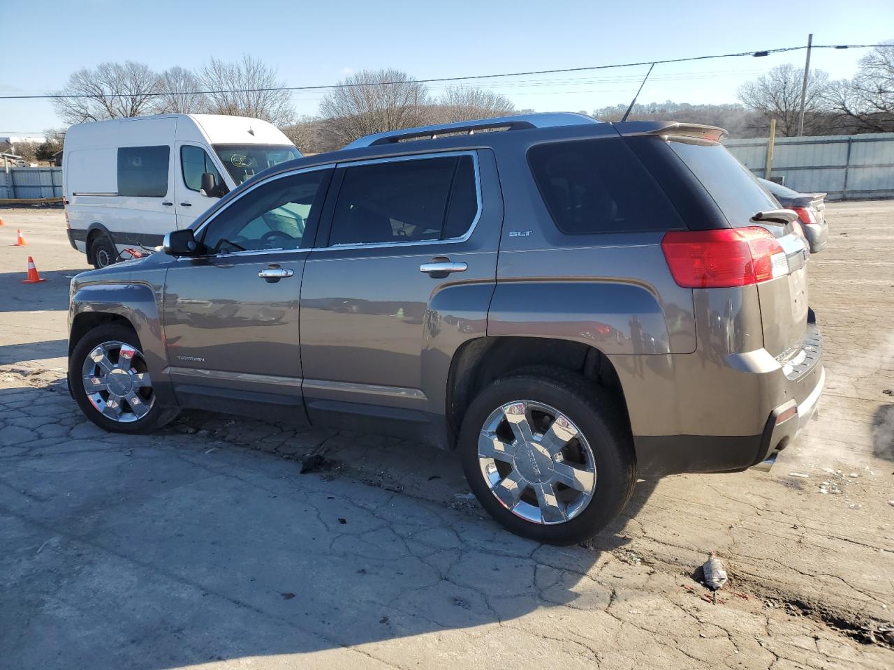 2010 GMC Terrain VIN 2CTFLHEY6A6386841 Copart auction photo, front end / side damage thumbnail 2