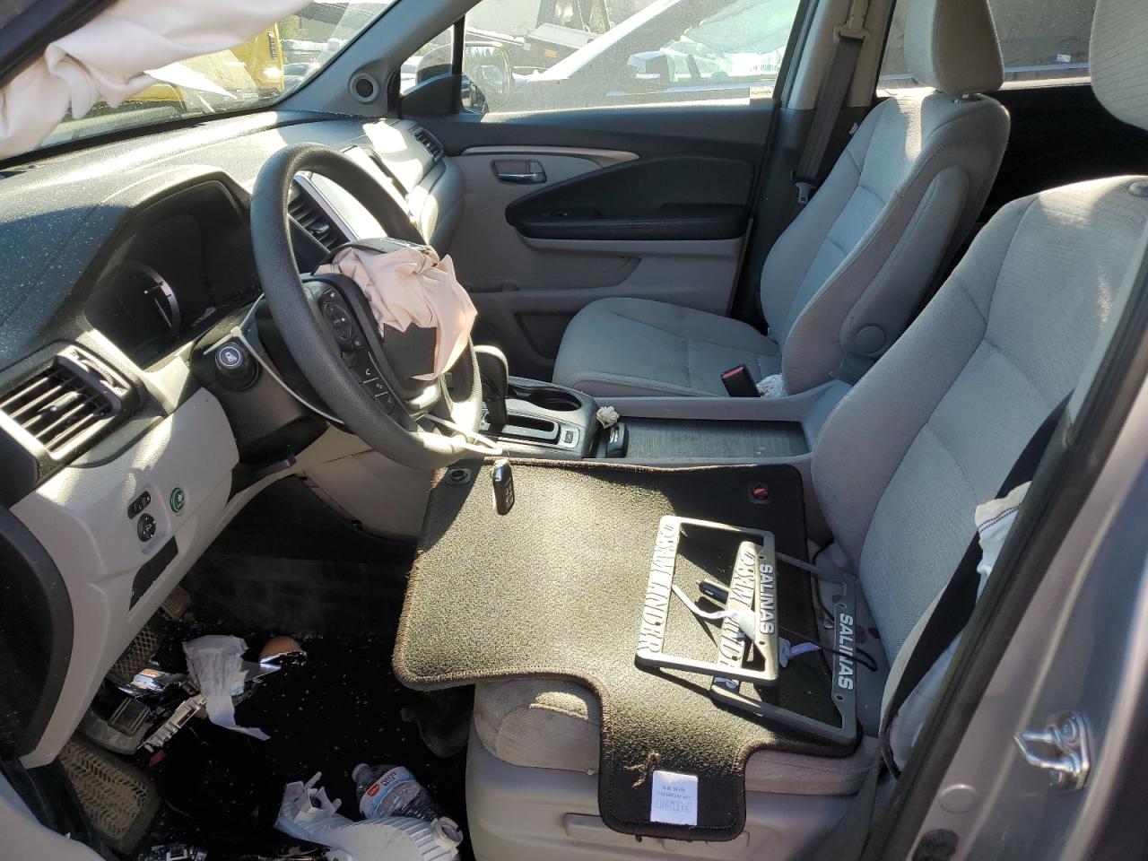 2018 Honda Pilot VIN 5FNYF5H34JB020168 Copart auction photo, side / front end damage thumbnail 7