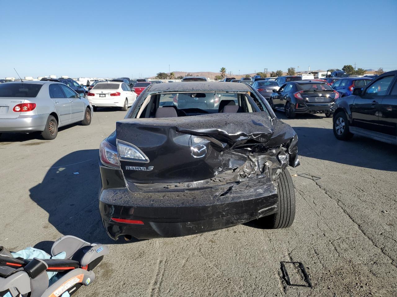 2013 Mazda 3 VIN JM1BL1TG6D1716464 Copart auction photo, all over damage thumbnail 6
