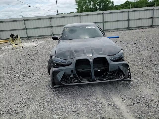2022 BMW M3 VIN WBS53AY0XNFL73101 Copart auction photo, side / front end damage thumbnail 10