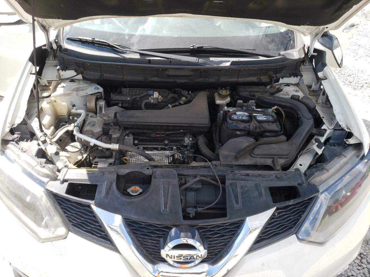 2016 Nissan Rogue VIN KNMAT2MT2GP722065 Copart auction photo, front end / side damage thumbnail 12