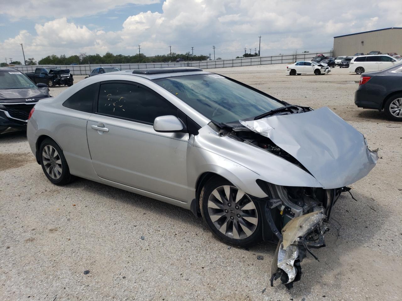 2009 Honda Civic VIN 2HGFG12939H516953 Copart auction photo, front end / minor dent/scratches damage thumbnail 4