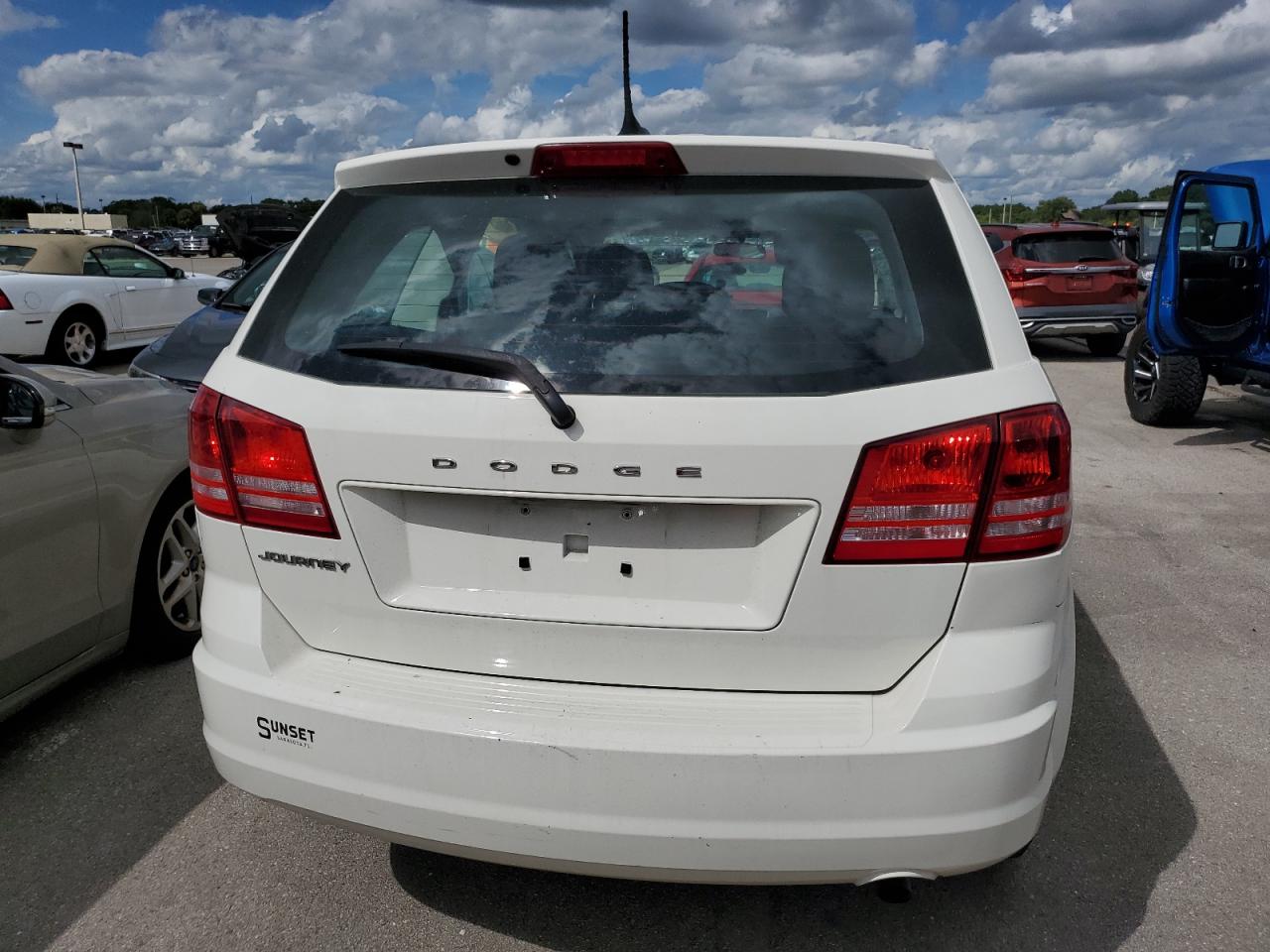 2013 Dodge Journey VIN 3C4PDCAB6DT687322 Copart auction photo, water/flood damage thumbnail 6