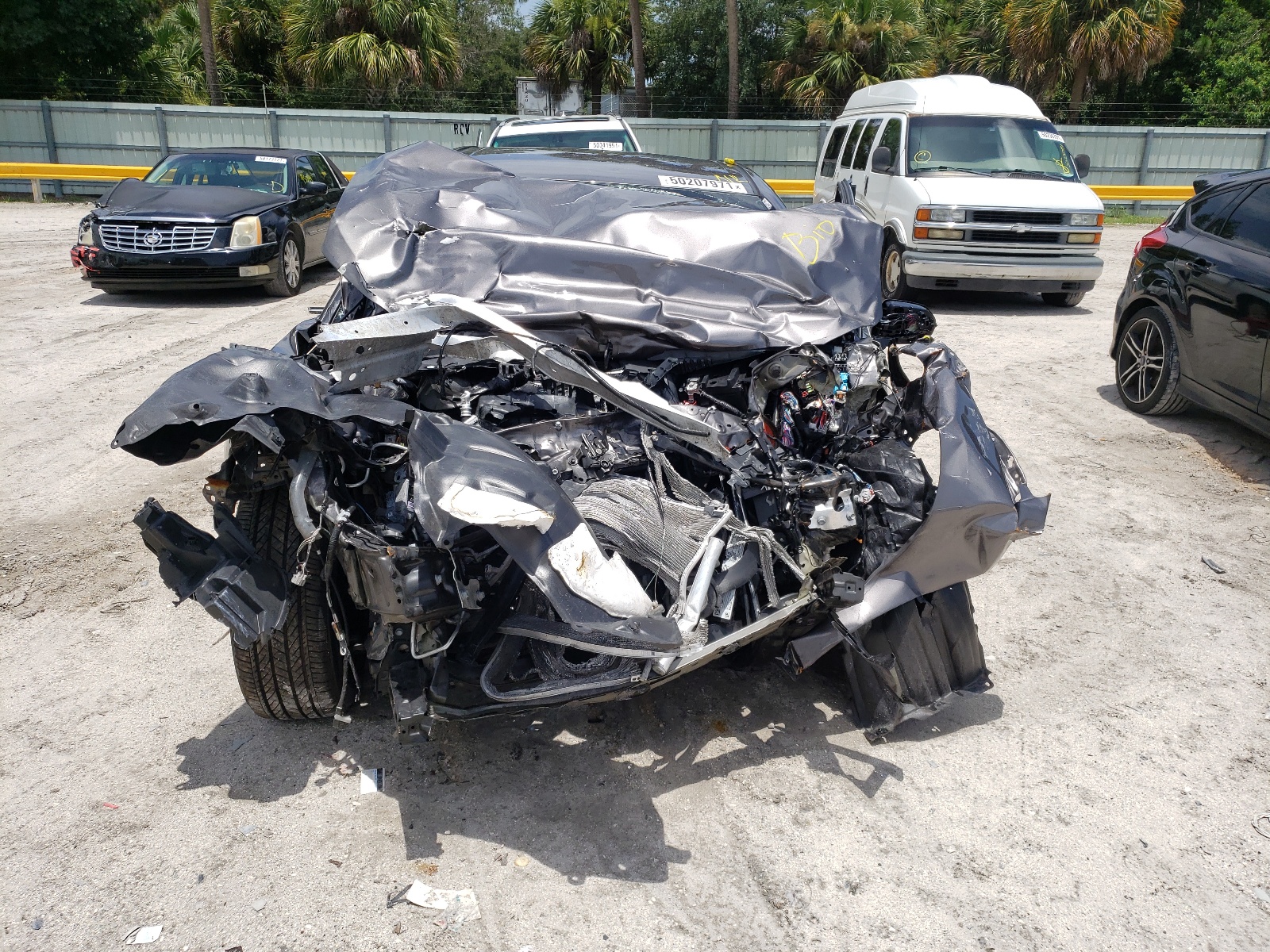2021 Toyota Camry VIN 4T1G11AK1MU515276 Copart auction photo, front end / side damage thumbnail 9