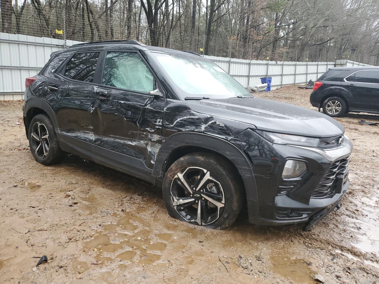 2022 Chevrolet TrailBlazer VIN KL79MTSLXNB096376 Copart auction photo, side / all over damage thumbnail 4