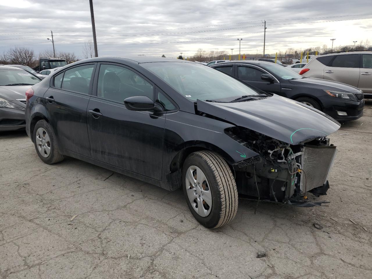 2018 KIA Forte VIN 3KPFK4A72JE229814 Copart auction photo, front end / mechanical damage thumbnail 4