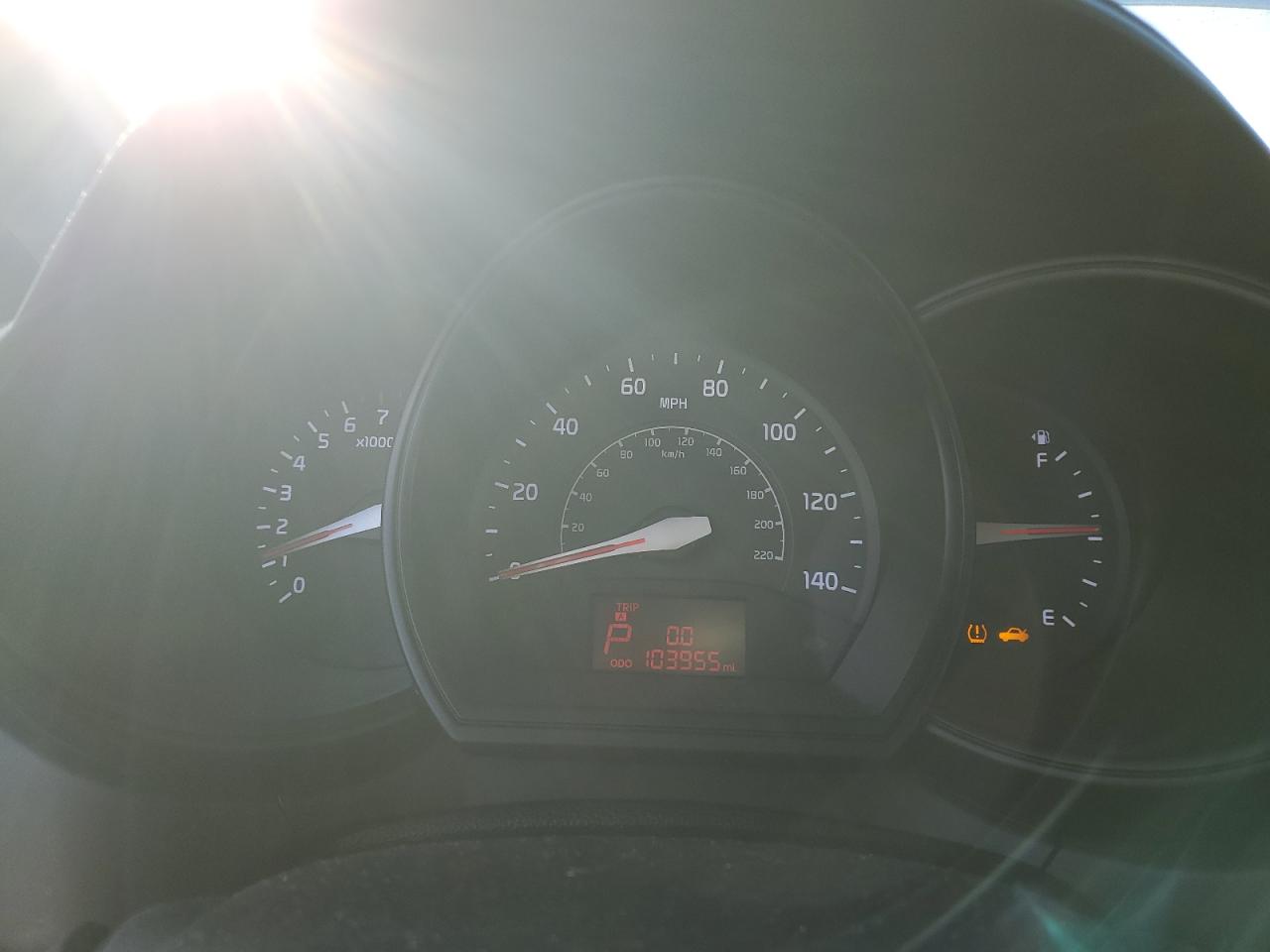 2013 KIA Rio VIN KNADM5A37D6293360 Copart auction photo, front end / side damage thumbnail 9