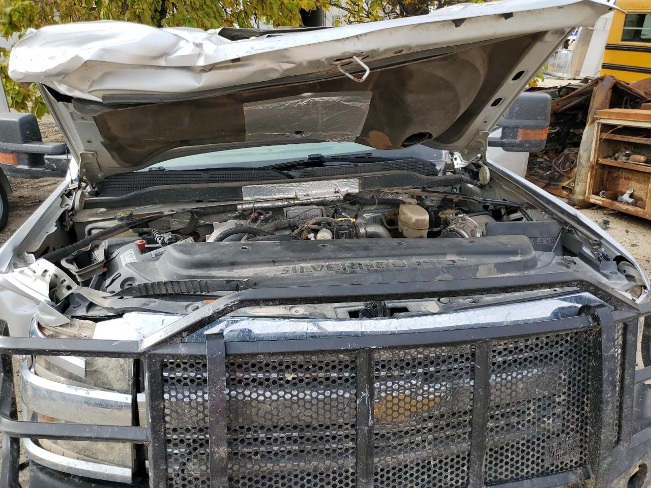 2018 Chevrolet Silverado VIN 1GB4KYCY9JF121754 Copart auction photo, front end damage thumbnail 11