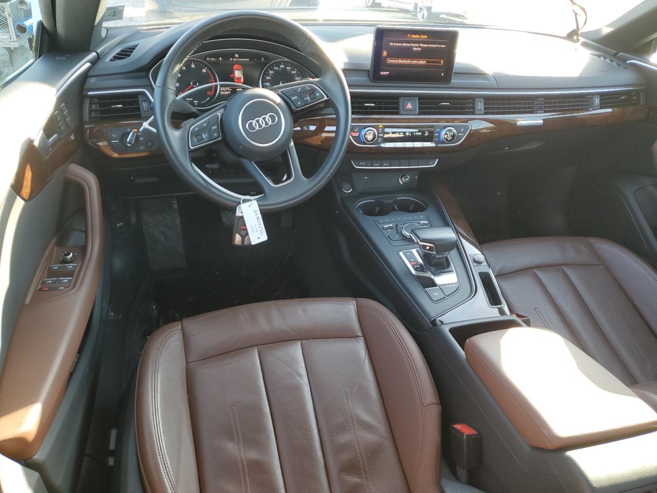 2019 Audi A5 VIN WAUANCF58KA100254 Copart auction photo, all over damage thumbnail 8