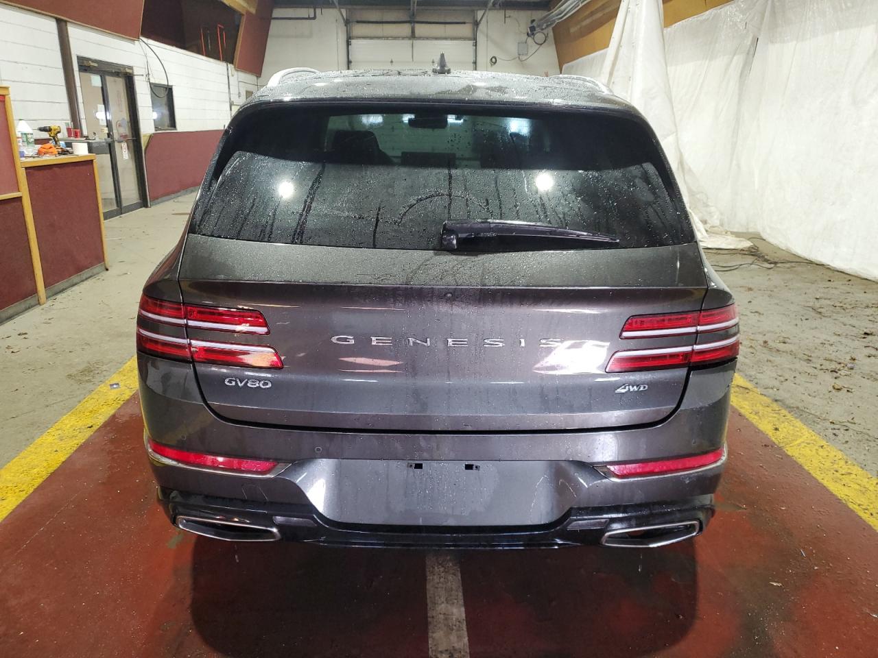 2024 Genesis Gv80 VIN KMUHBDSB3RU202756 Copart auction photo, front end / rear end damage thumbnail 6