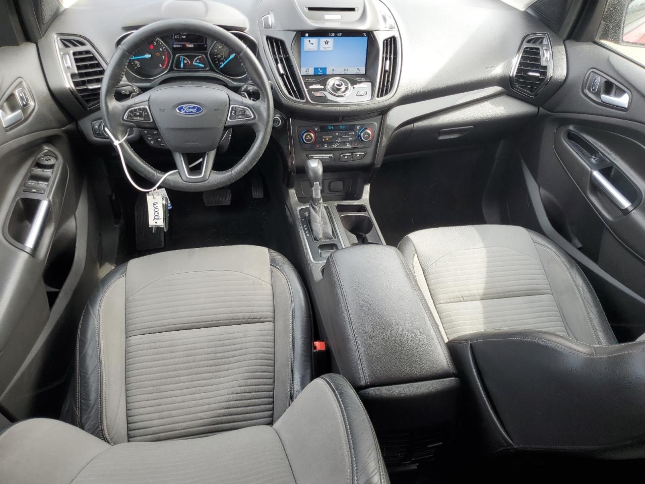 2017 Ford Escape VIN 1FMCU9J98HUE85233 Copart auction photo, front end / side damage thumbnail 8