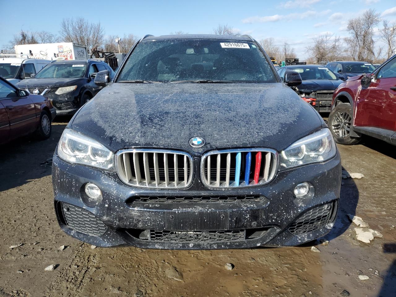 2017 BMW X5 VIN 5UXKT0C31H0V96381 Copart auction photo, rear end / side damage thumbnail 5
