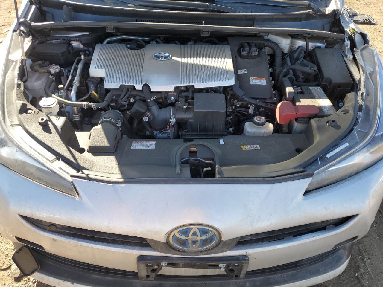 2022 Toyota Prius VIN JTDKAMFU8N3189526 Copart auction photo, front end / side damage thumbnail 11