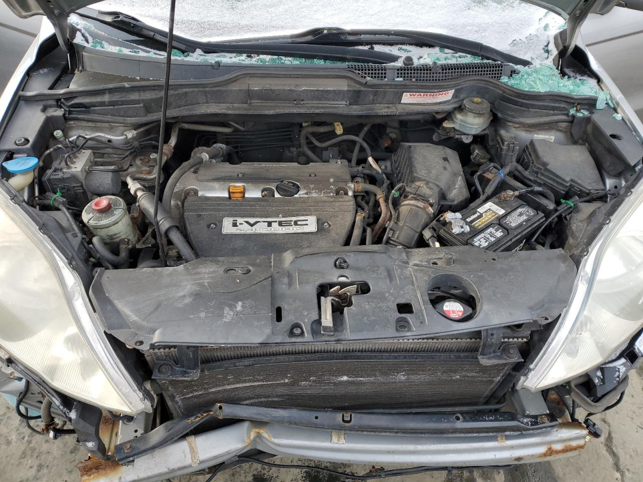 2007 Honda CR-V VIN JHLRE487X7C061384 Copart auction photo, front end / side damage thumbnail 11