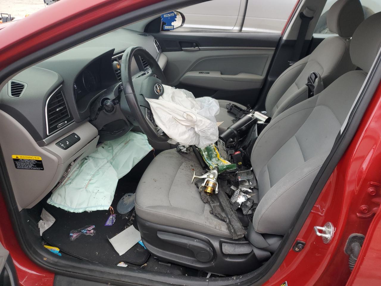 2018 Hyundai Elantra VIN KMHD84LF5JU469821 Copart auction photo, biohazard/chemical / front end damage thumbnail 7