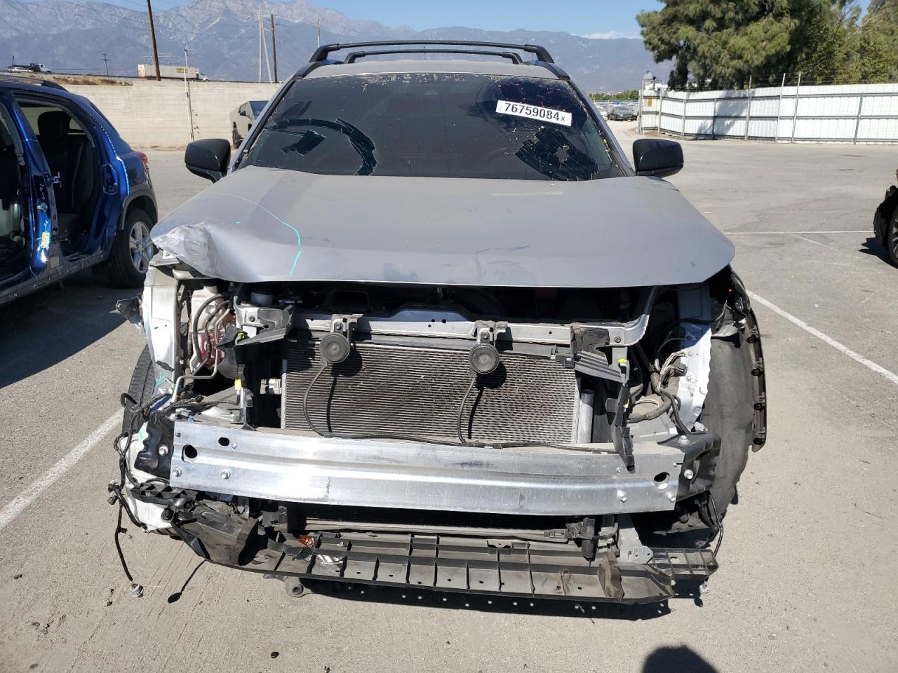2021 Toyota RAV 4 VIN 2T3H1RFV8MW105085 Copart auction photo, front end / rear end damage thumbnail 5