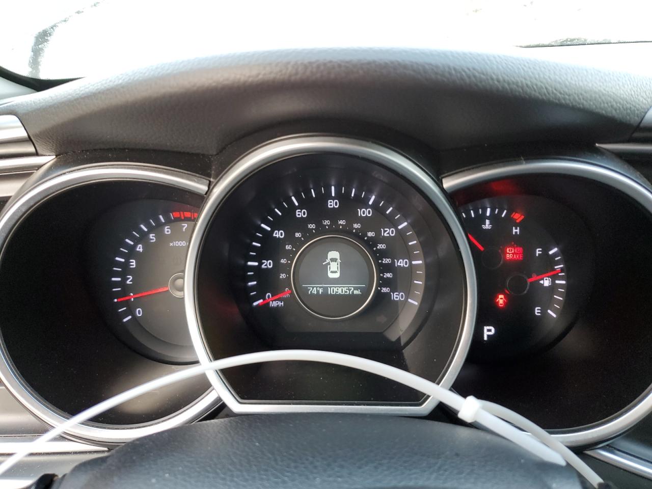 2015 KIA Optima VIN KNAGM4A7XF5619185 Copart auction photo, rear end damage thumbnail 9
