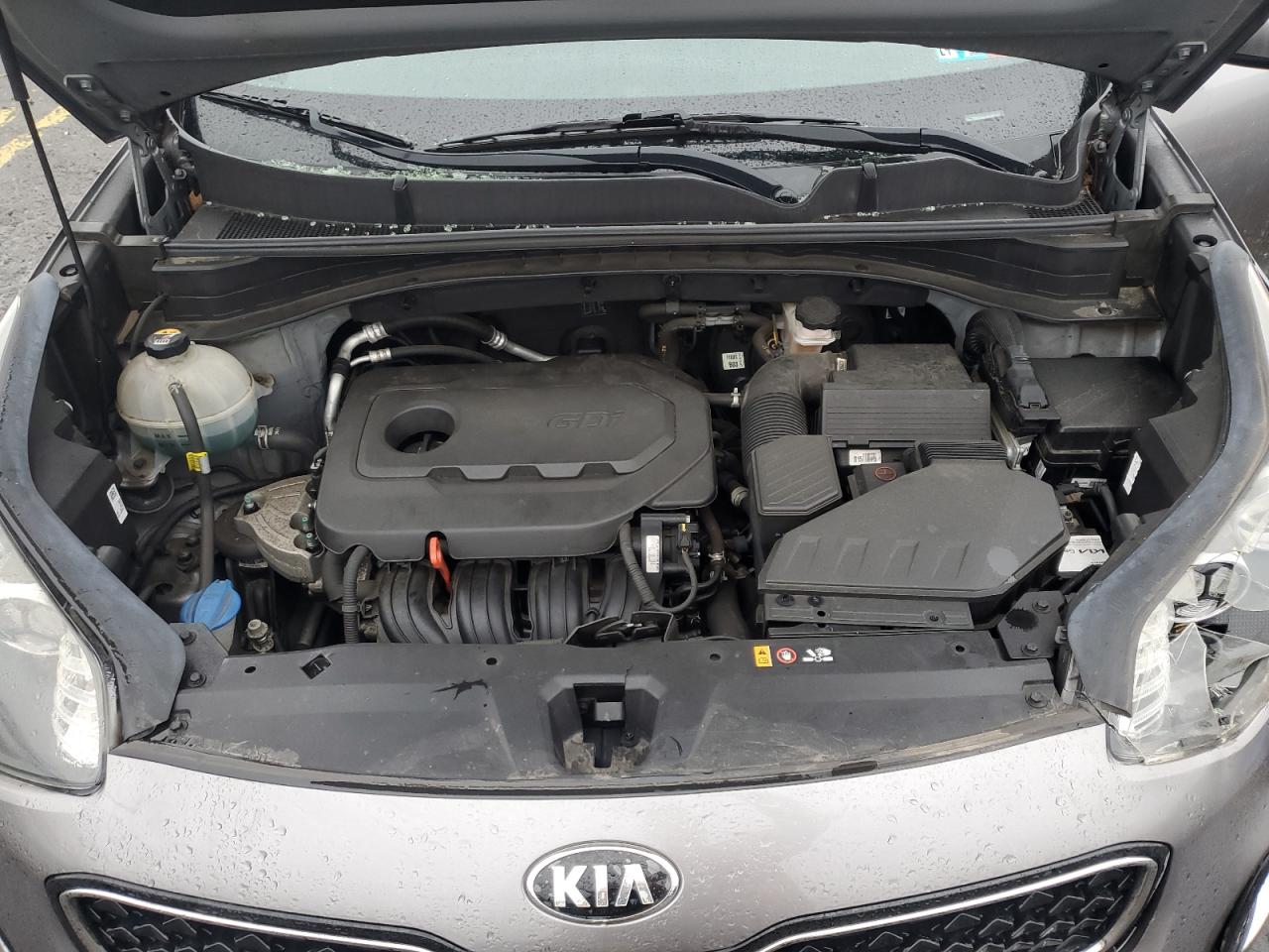 2017 KIA Sportage VIN KNDPMCAC5H7044091 Copart auction photo, front end / side damage thumbnail 13