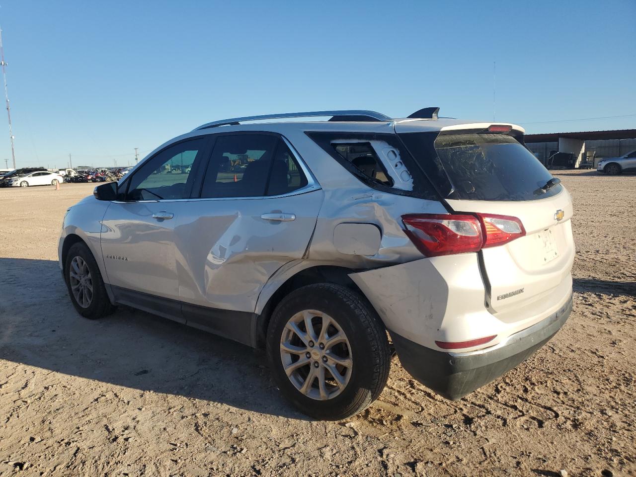 2018 Chevrolet Equinox VIN 2GNAXJEV5J6207719 Copart auction photo, side / rear end damage thumbnail 2