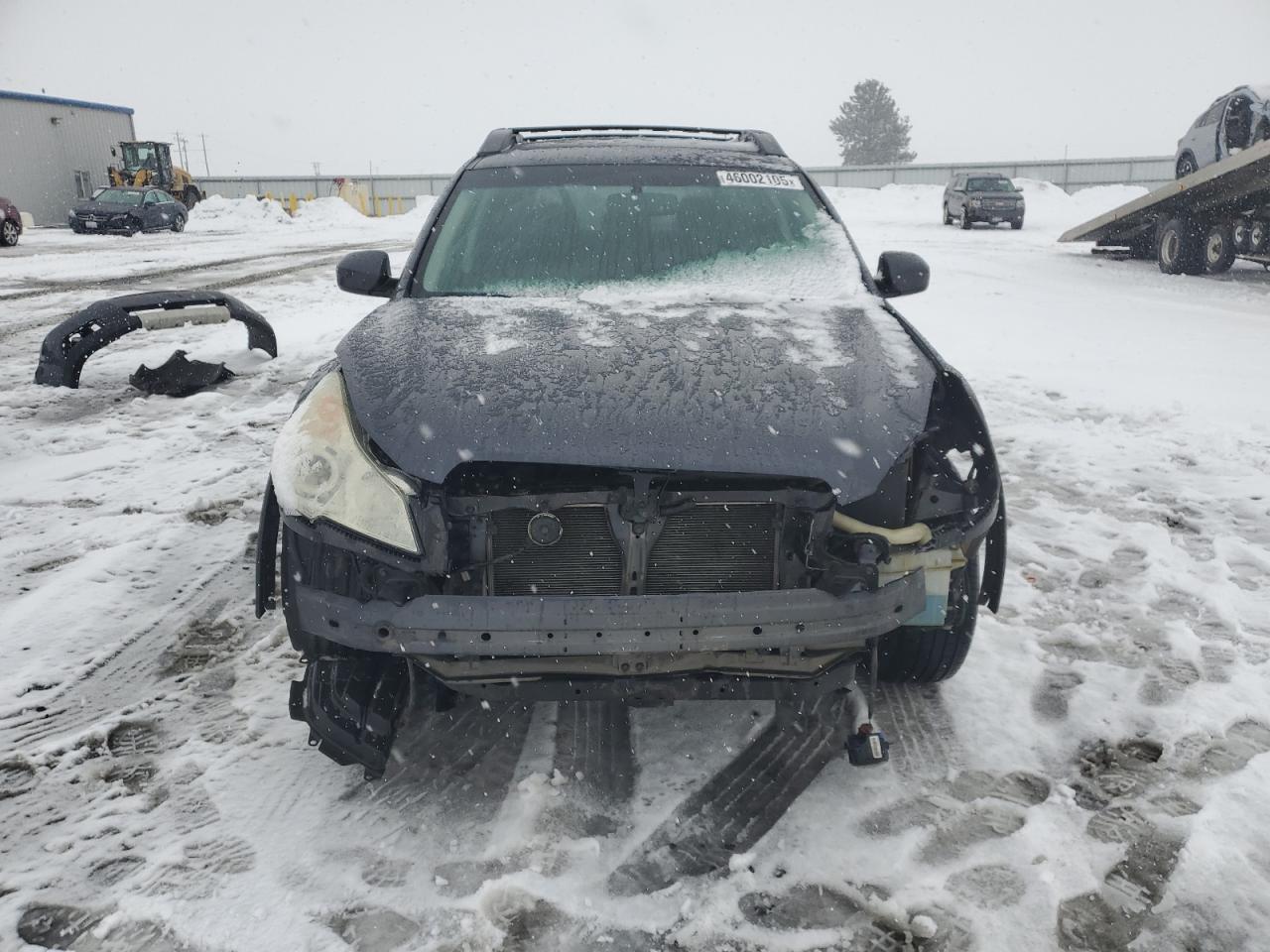2011 Subaru Outback VIN 4S4BRDKC3B2337228 Copart auction photo, front end / side damage thumbnail 5