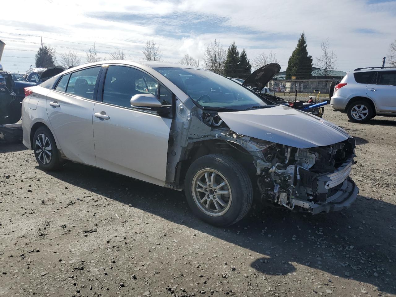 2017 Toyota Prius VIN JTDKARFP7H3003518 Copart auction photo, front end damage thumbnail 4