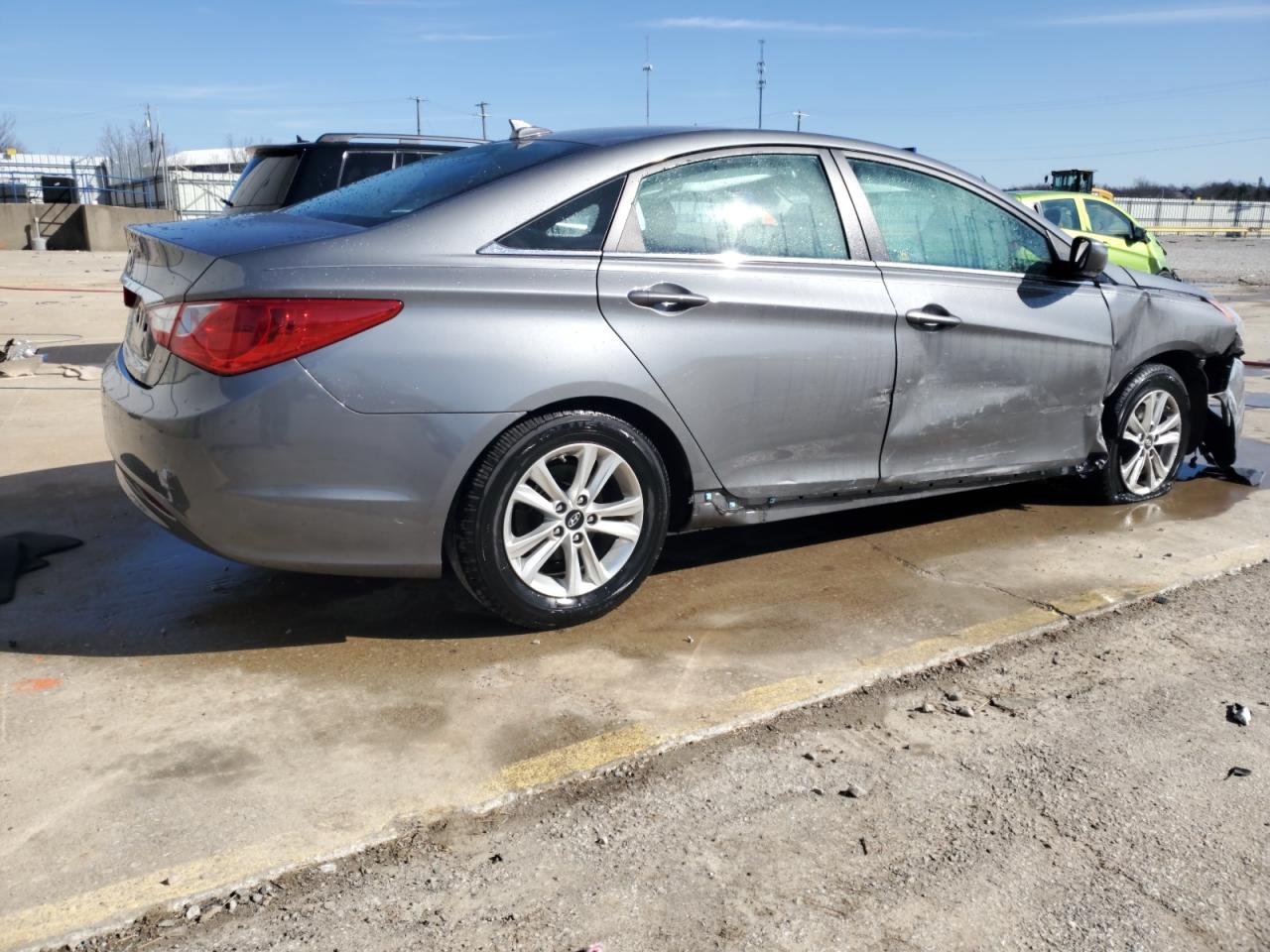 2013 Hyundai Sonata VIN 5NPEB4AC7DH522617 Copart auction photo, front end / side damage thumbnail 3