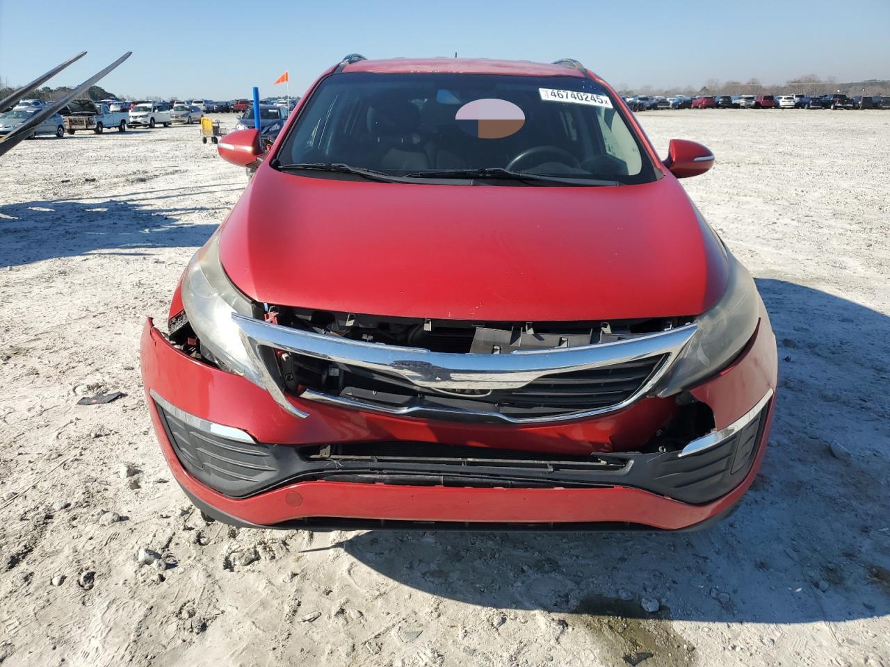 2012 KIA Sportage VIN KNDPB3A29C7182609 Copart auction photo, front end damage thumbnail 5