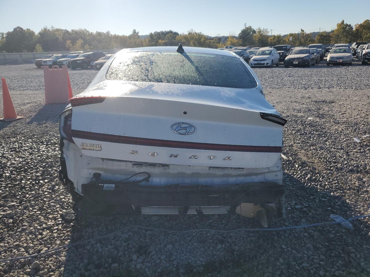 2021 Hyundai Sonata VIN 5NPEG4JA5MH096328 Copart auction photo, all over damage thumbnail 6