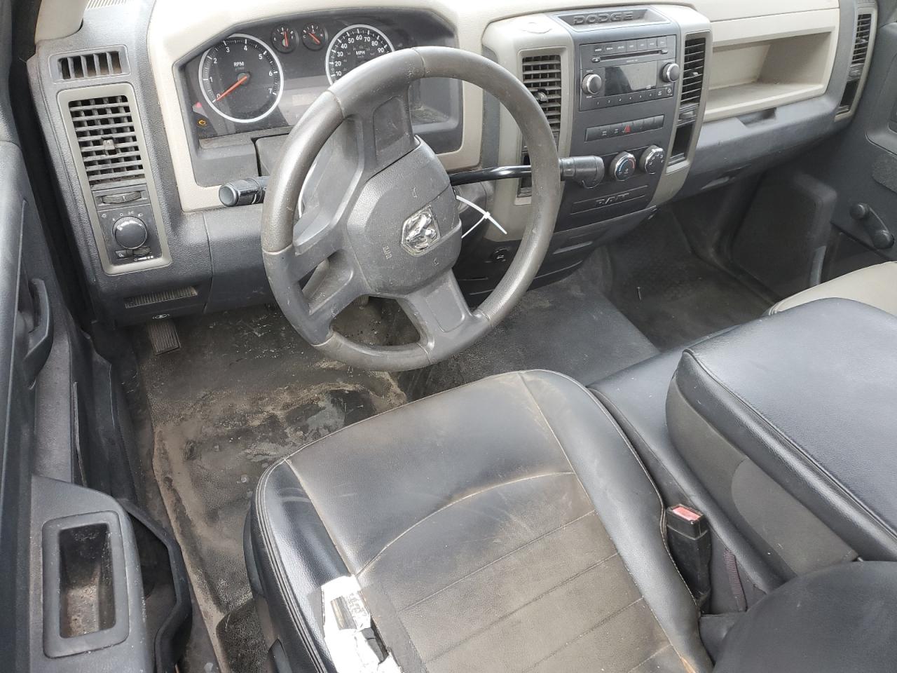 2010 Dodge RAM VIN 3D7JB1EK3AG124507 Copart auction photo, front end damage thumbnail 8
