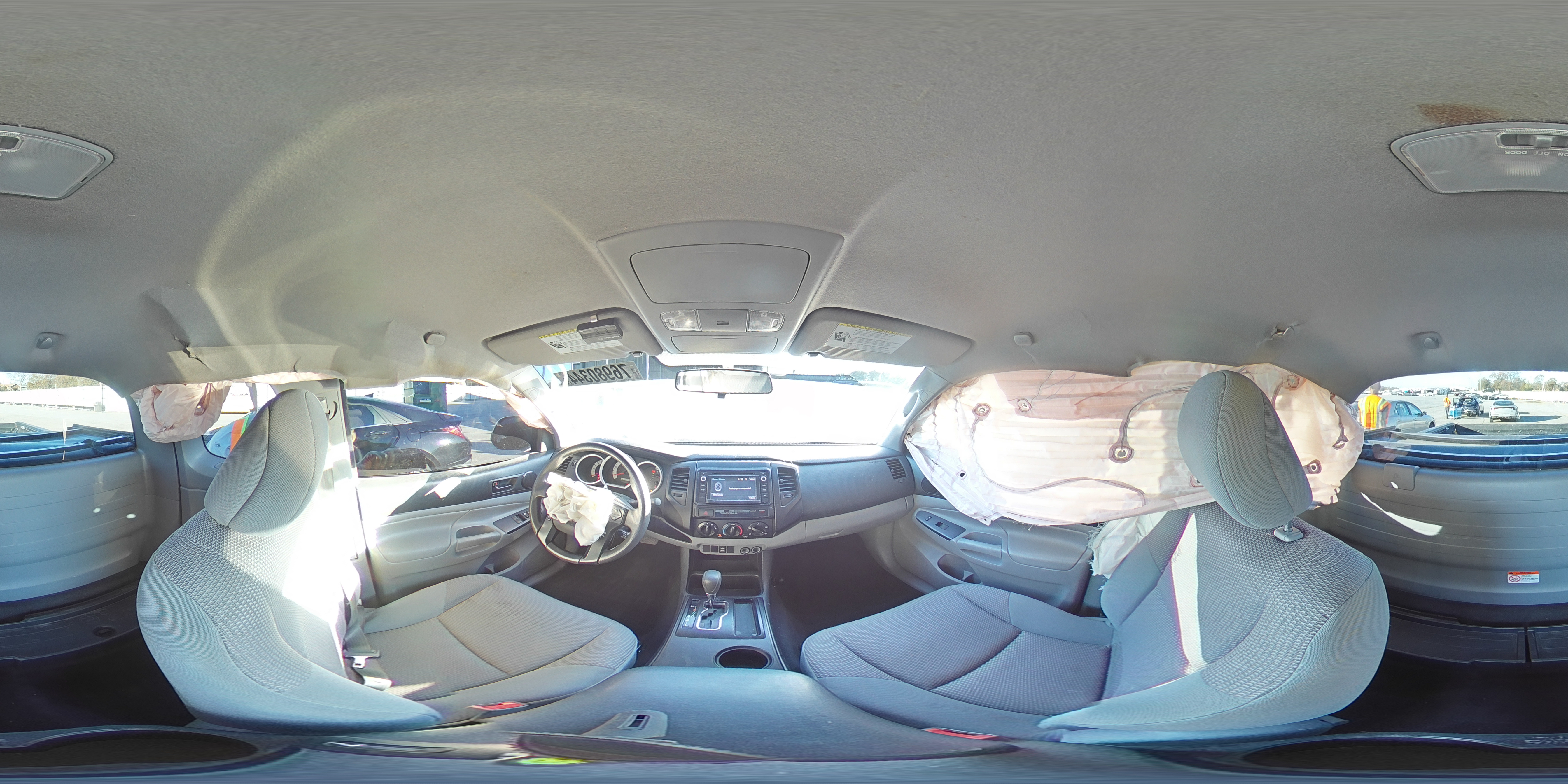 2015 Toyota Tacoma VIN 5TFTX4CN6FX057066 Copart auction photo, front end damage thumbnail 15